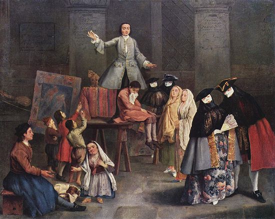 Cuadro El sacamuelas de Pietro Longhi